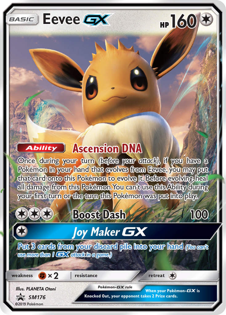 Eevee GX (SM176) (Jumbo Card) [Sun & Moon: Black Star Promos] | Chromatic Games