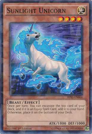 Sunlight Unicorn [BP03-EN064] Shatterfoil Rare | Chromatic Games