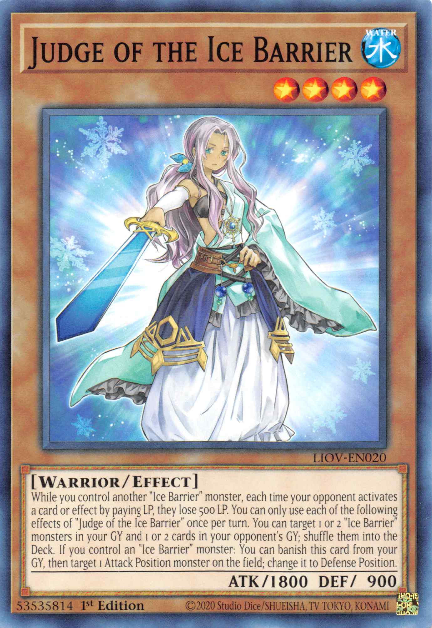 Judge of the Ice Barrier [LIOV-EN020] Common | Chromatic Games