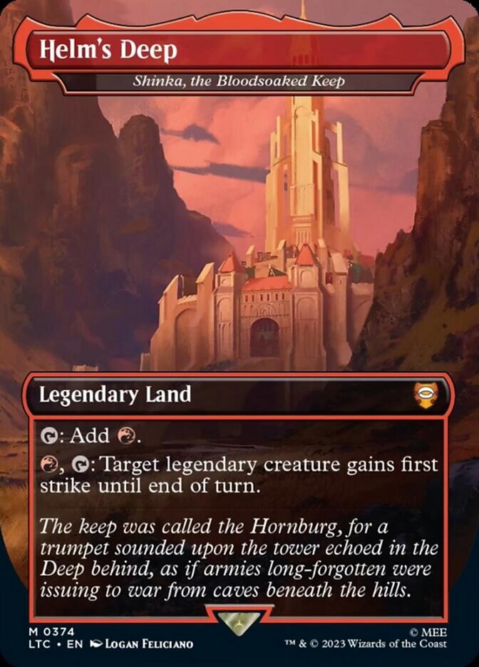 Helm's Deep - Shinka, the Bloodsoaked Keep [The Lord of the Rings: Tales of Middle-Earth Commander] | Chromatic Games