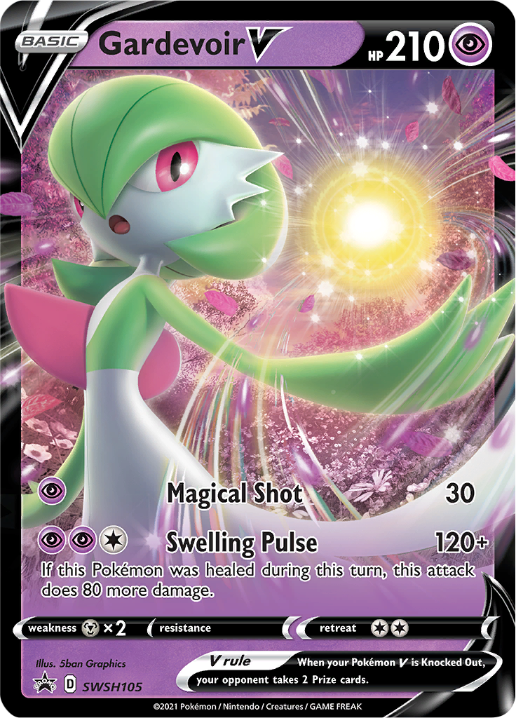 Gardevoir V (SWSH105) [Sword & Shield: Black Star Promos] | Chromatic Games