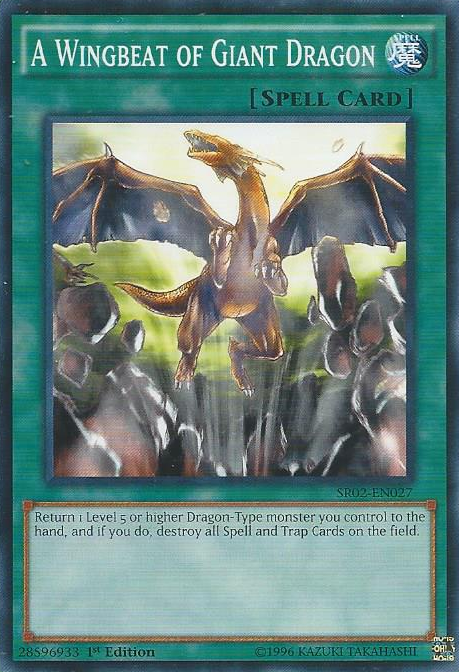 A Wingbeat of Giant Dragon [SR02-EN027] Common | Chromatic Games