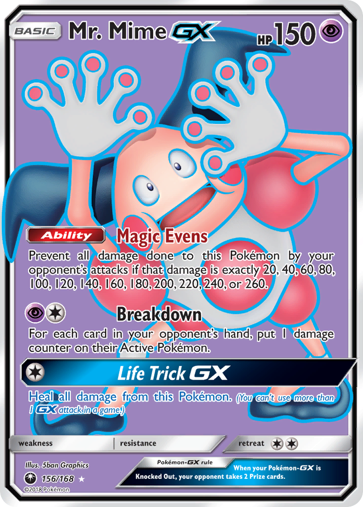 Mr. Mime GX (156/168) [Sun & Moon: Celestial Storm] | Chromatic Games