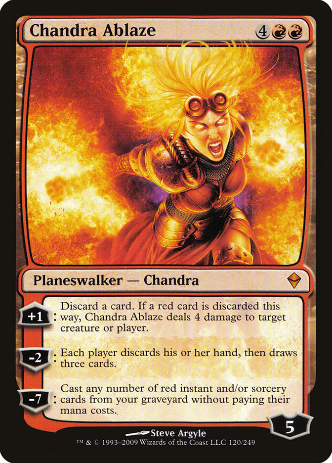 Chandra Ablaze 120/249 (Zendikar)  | Chromatic Games