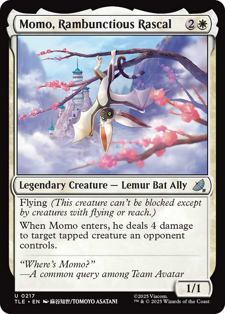 Momo, Rambunctious Rascal [Avatar: The Last Airbender: Eternal-Legal] | Chromatic Games