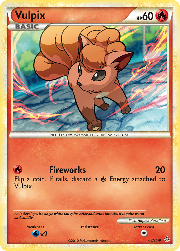 Vulpix (68/95) [HeartGold & SoulSilver: Unleashed] | Chromatic Games