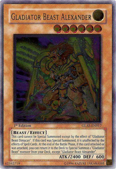 Gladiator Beast Alexander [GLAS-EN017] Ultimate Rare | Chromatic Games