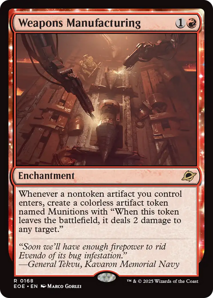 Weapons Manufacturing [Edge of Eternities] | Chromatic Games