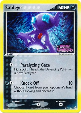 Sableye (31/110) (Stamped) [EX: Holon Phantoms] | Chromatic Games