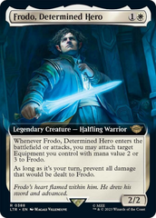 Frodo, Determined Hero (Extended Art) [The Lord of the Rings: Tales of Middle-Earth] | Chromatic Games