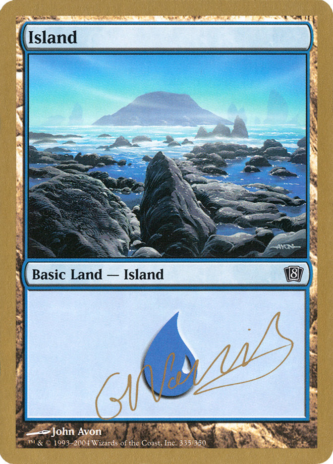 Island (gn335) (Gabriel Nassif) [World Championship Decks 2004] | Chromatic Games