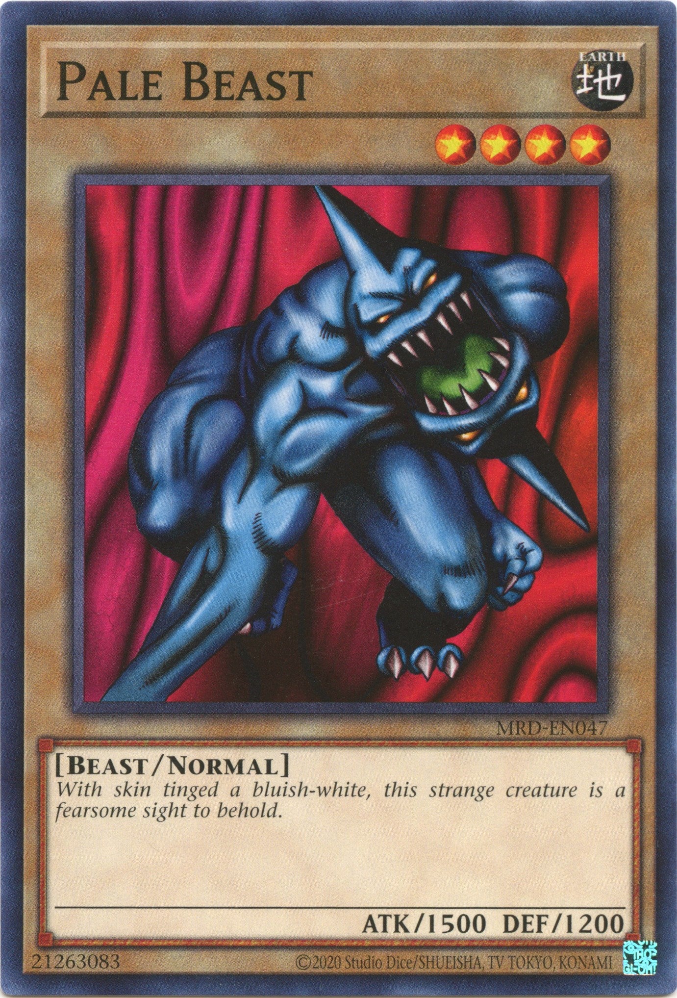 Pale Beast (25th Anniversary) [MRD-EN047] Common | Chromatic Games