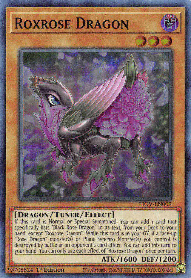 Roxrose Dragon [LIOV-EN009] Super Rare | Chromatic Games