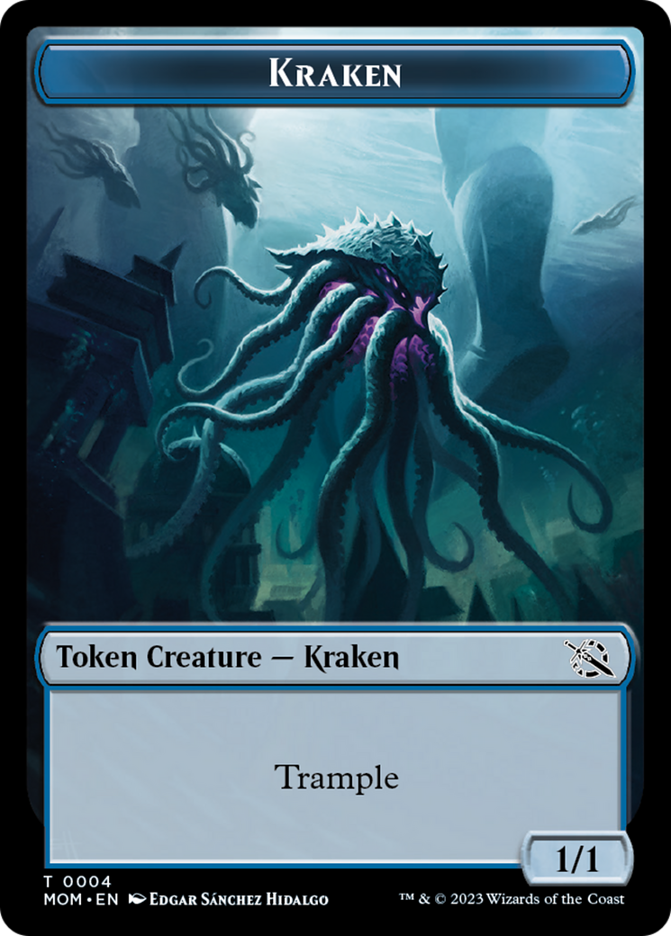 Kraken Token [March of the Machine Tokens] | Chromatic Games