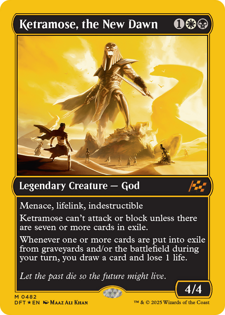 Ketramose, the New Dawn (First-Place Foil) [Aetherdrift] | Chromatic Games