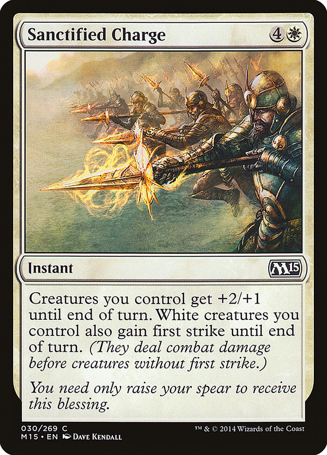 Sanctified Charge 30/269 (Magic 2015 (M15))  | Chromatic Games