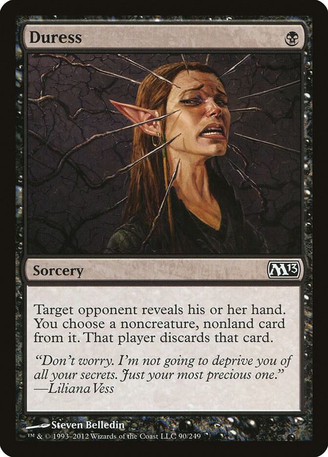 Duress 90/249 (Magic 2013 (M13))  | Chromatic Games