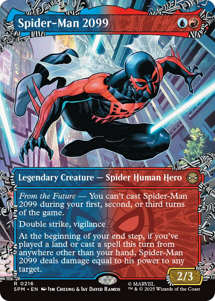 Spider-Man 2099 (0216) (Borderless) [Marvel's Spider-Man] | Chromatic Games
