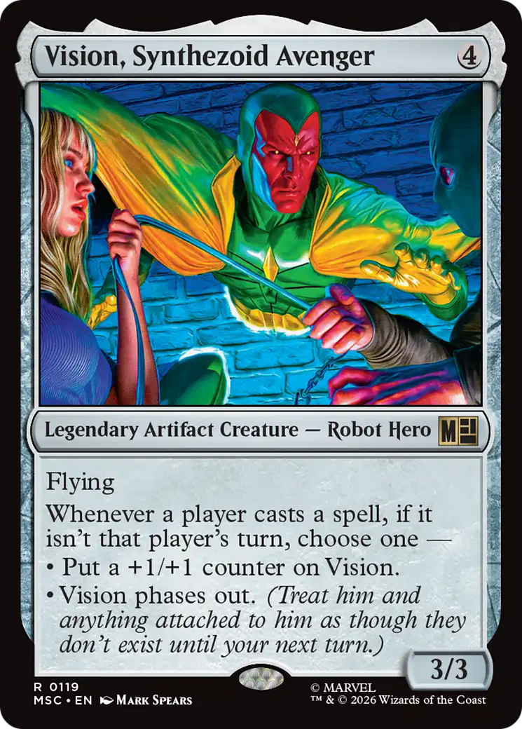 Vision, Synthezoid Avenger [Marvel Super Heroes Commander] | Chromatic Games