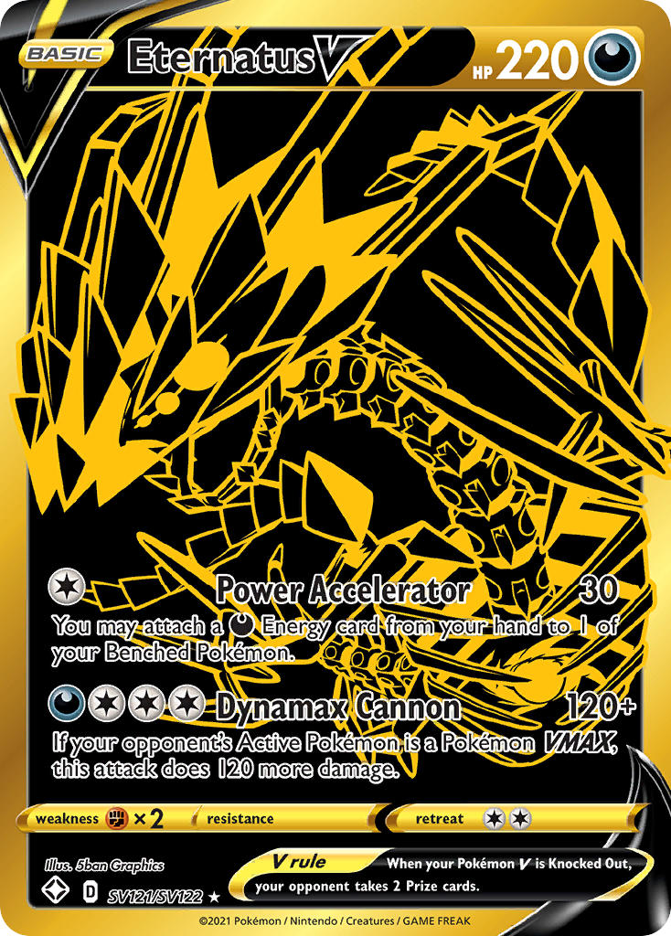 Eternatus V (SV121/SV122) [Sword & Shield: Shining Fates] | Chromatic Games