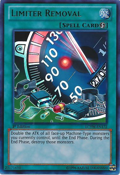 Limiter Removal [LCYW-EN172] Ultra Rare | Chromatic Games