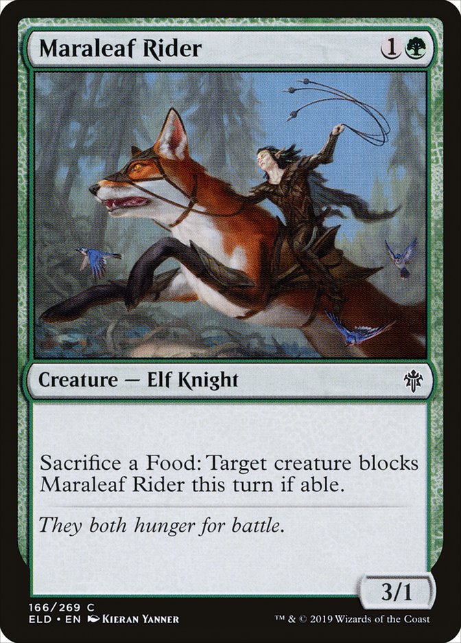 Maraleaf Rider 166 (Throne of Eldraine)  | Chromatic Games