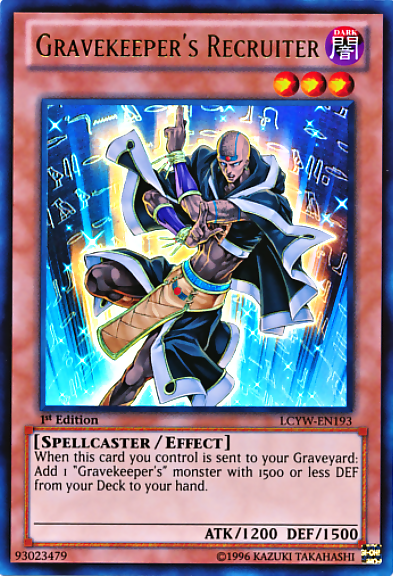 Gravekeeper's Recruiter [LCYW-EN193] Ultra Rare | Chromatic Games