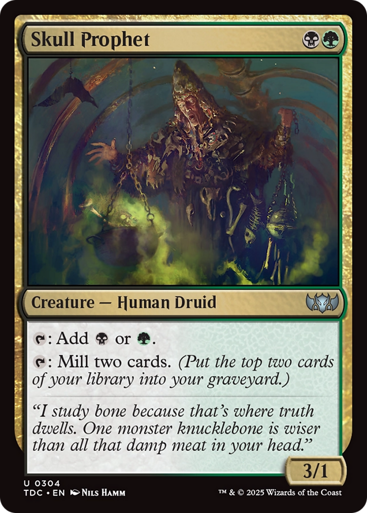 Skull Prophet [Tarkir: Dragonstorm Commander] | Chromatic Games