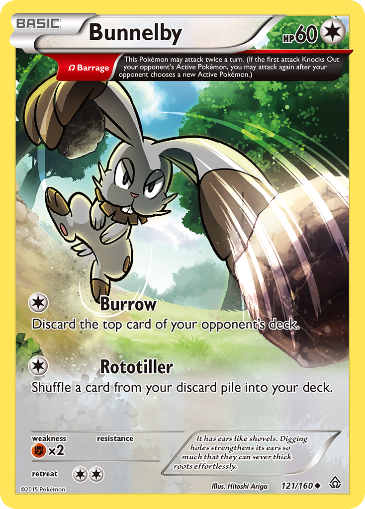 Bunnelby (121/160) [XY: Primal Clash] | Chromatic Games