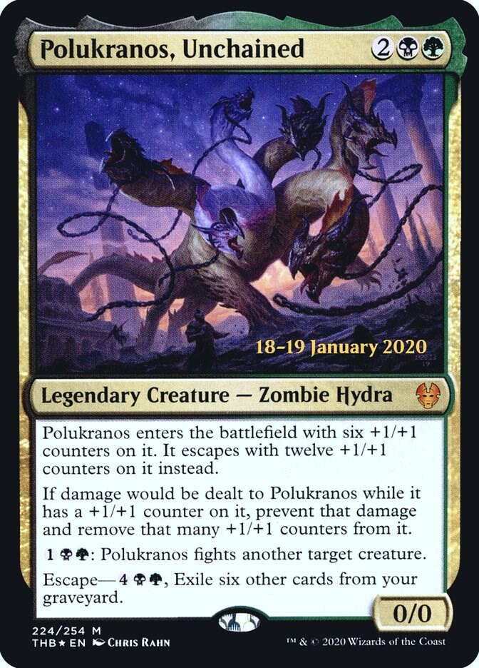 Polukranos Unchained 224s/137 (Prerelease Cards)  - Foil | Chromatic Games