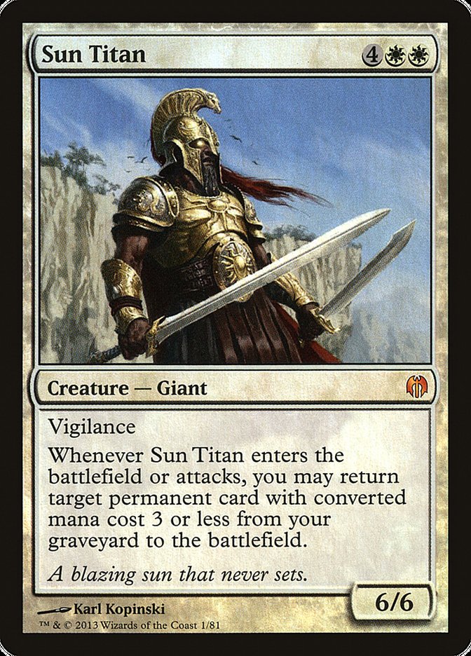 Sun Titan [Duel Decks: Heroes vs. Monsters] | Chromatic Games