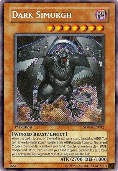 Dark Simorgh [SOVR-EN092] Secret Rare | Chromatic Games