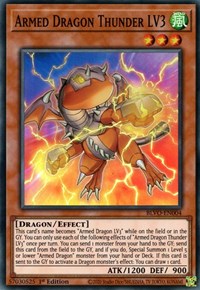 Armed Dragon Thunder LV3 [BLVO-EN004] Super Rare | Chromatic Games