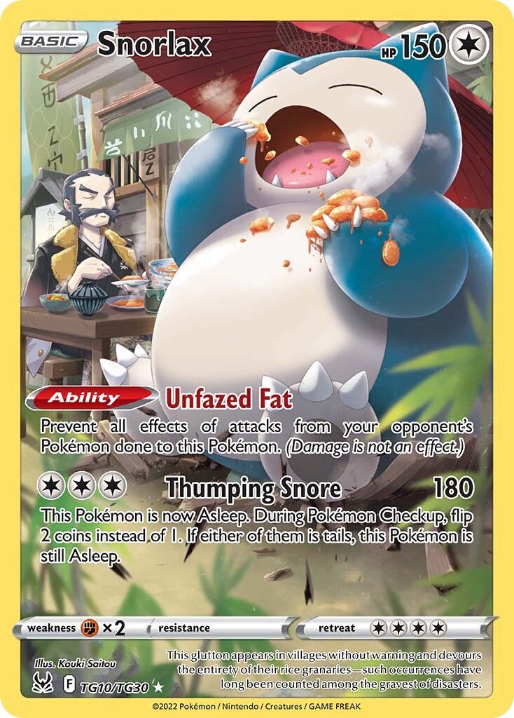 Snorlax (TG10/TG30) [Sword & Shield: Lost Origin] | Chromatic Games