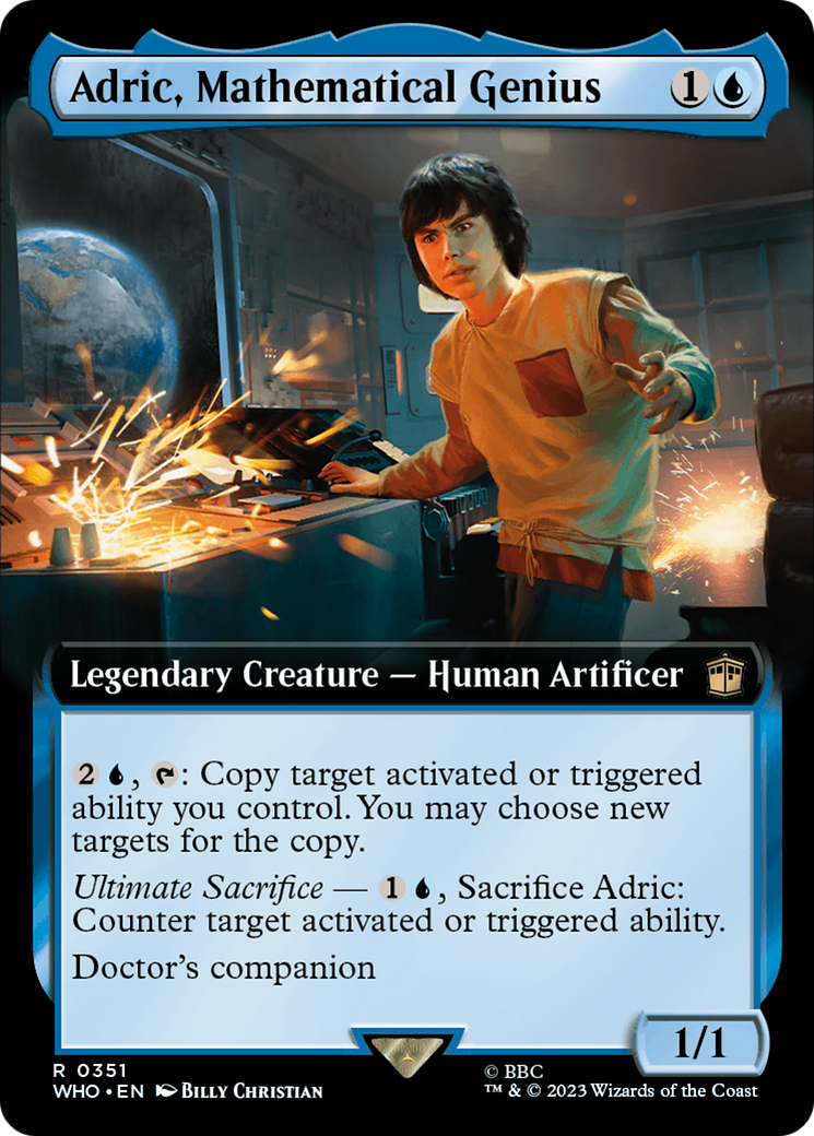 Adric, Mathematical Genius (Extended Art) [Doctor Who] | Chromatic Games