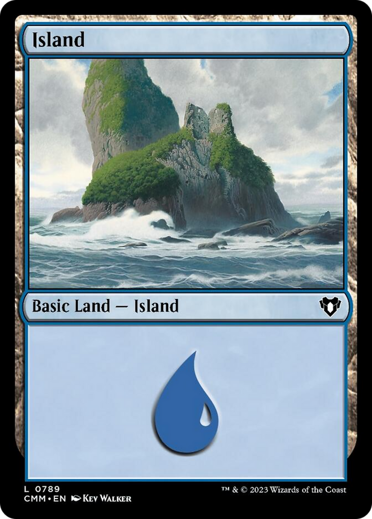 Island (789) [Commander Masters] | Chromatic Games