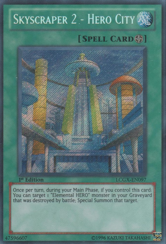 Skyscraper 2 - Hero City [LCGX-EN097] Secret Rare | Chromatic Games