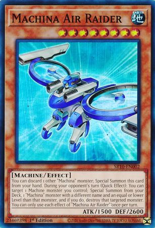 Machina Air Raider [SR10-EN002] Super Rare | Chromatic Games