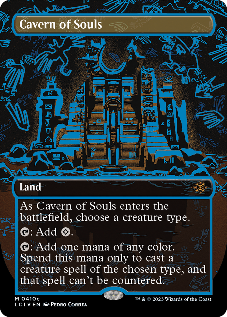 Cavern of Souls (0410c) (Borderless) [The Lost Caverns of Ixalan] | Chromatic Games