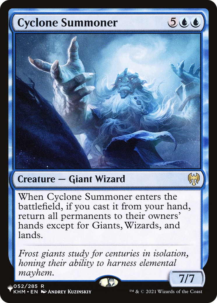 Cyclone Summoner [The List] | Chromatic Games
