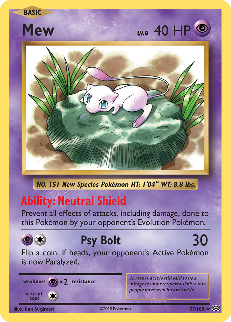 Mew (53/108) [XY: Evolutions] | Chromatic Games