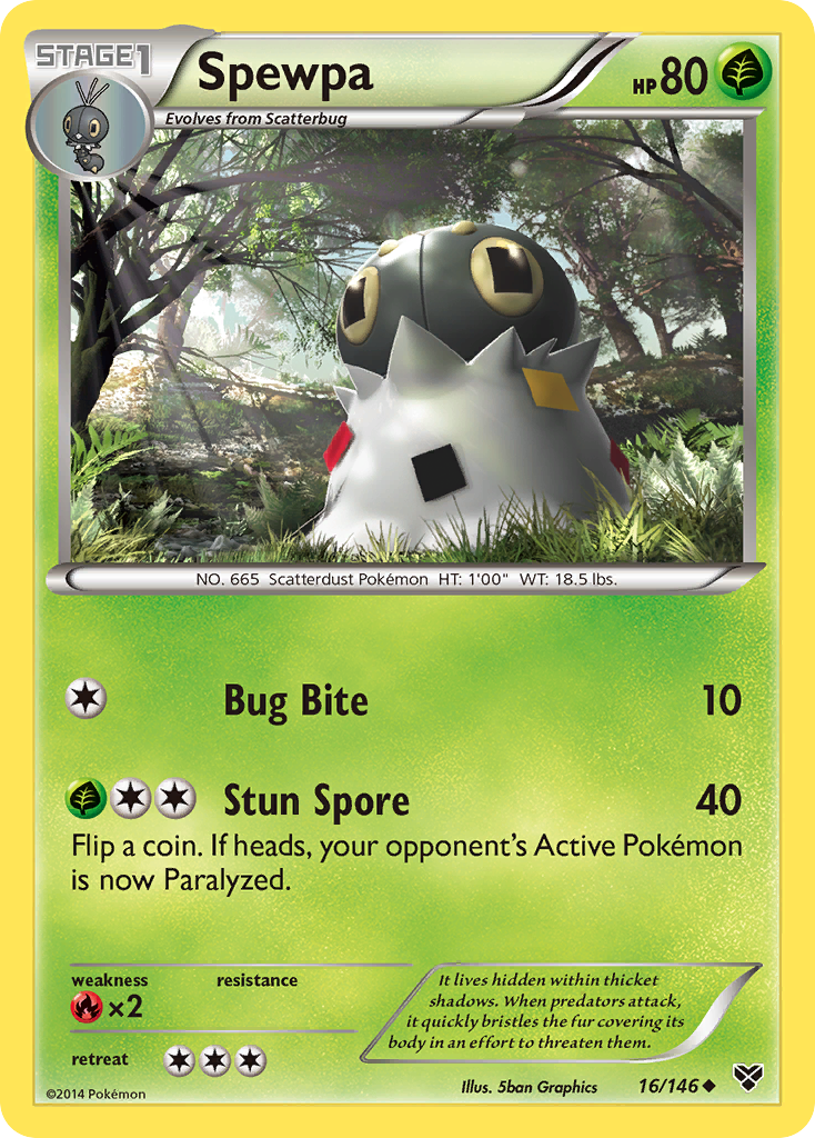 Spewpa (16/146) [XY: Base Set] | Chromatic Games