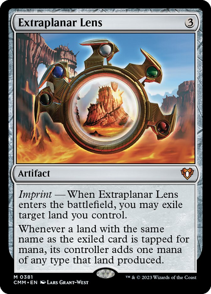 Extraplanar Lens 381/451 (Commander Masters)  | Chromatic Games