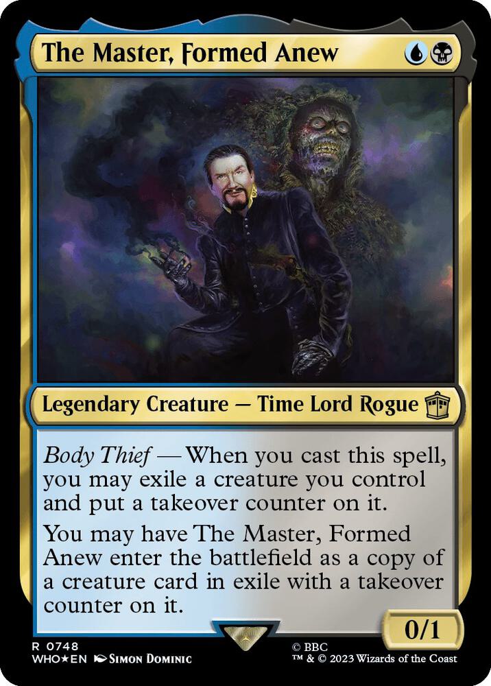 The Master, Formed Anew 748/331 (Universes Beyond: Doctor Who)  - Surge Foil | Chromatic Games