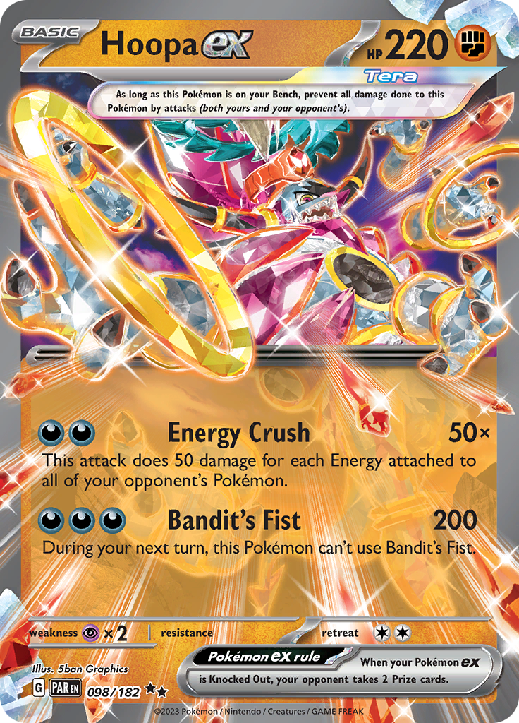 Hoopa ex (098/182) [Scarlet & Violet: Paradox Rift] | Chromatic Games