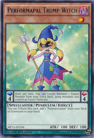 Performapal Trump Witch [MP15-EN196] Rare | Chromatic Games
