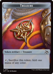 Nalaar Aetherjet // Treasure Double-Sided Token [Aetherdrift Tokens] | Chromatic Games