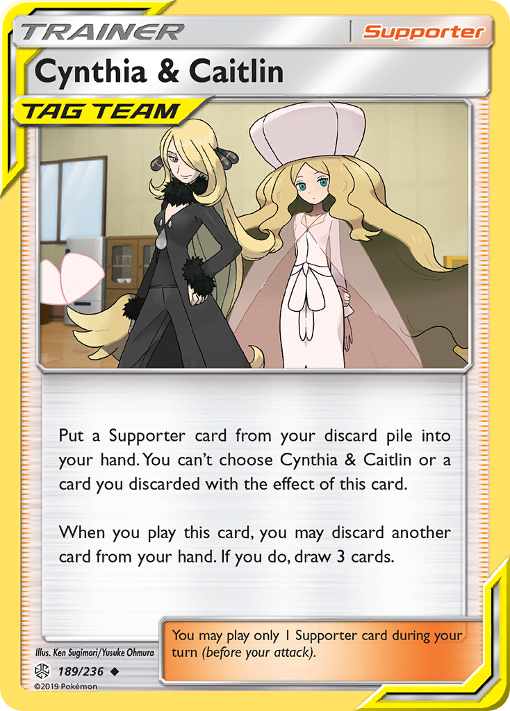 Cynthia & Caitlin (189/236) [Sun & Moon: Cosmic Eclipse] | Chromatic Games