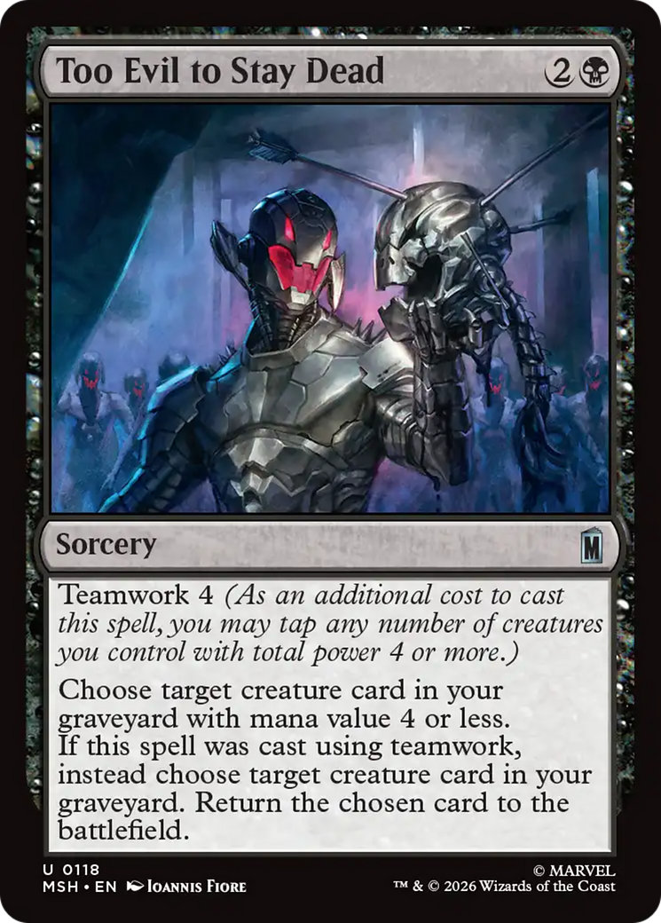 Too Evil to Stay Dead [Marvel Super Heroes] | Chromatic Games
