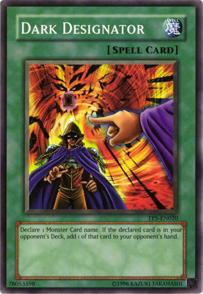 Dark Designator [TP5-EN020] Common | Chromatic Games